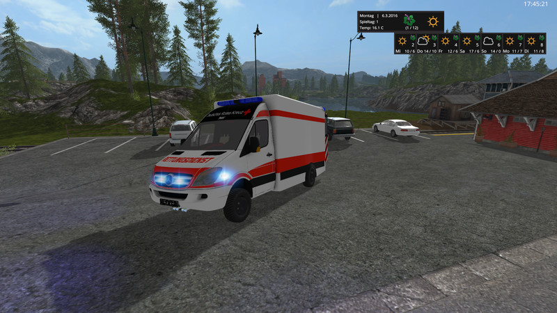 Mercedes Sprinter WAS Ambulance V 0.9 FS 17 Farming