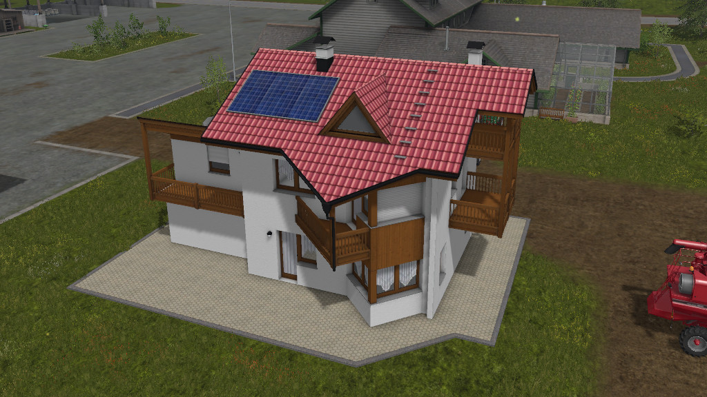 Residential House With Garages Fs17 Farming Simulator 17 Mod Fs