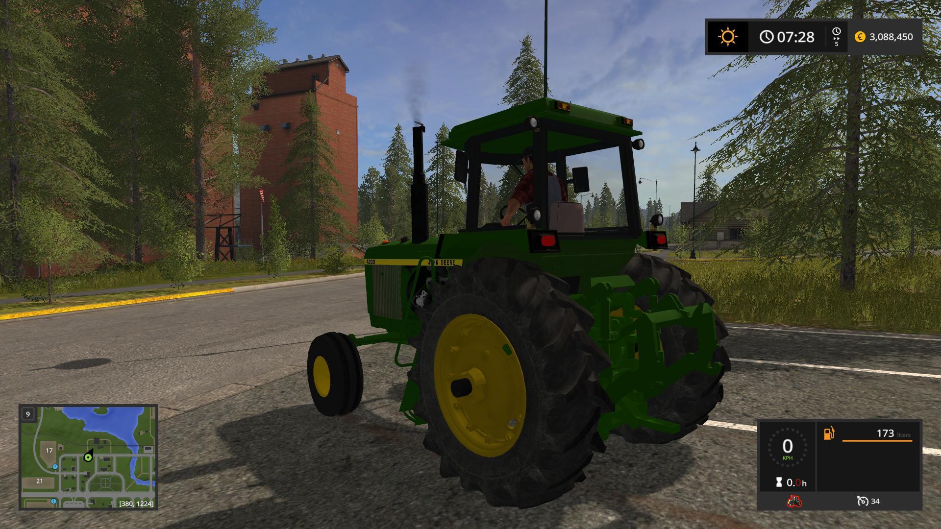 Old Iron John Deere 30 Series 2wd Tractor V10 Fs17 Farming Simulator