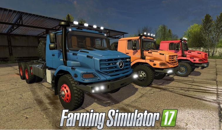 MercedesBenz Zetros v1.0.0 FS17 Farming Simulator 17
