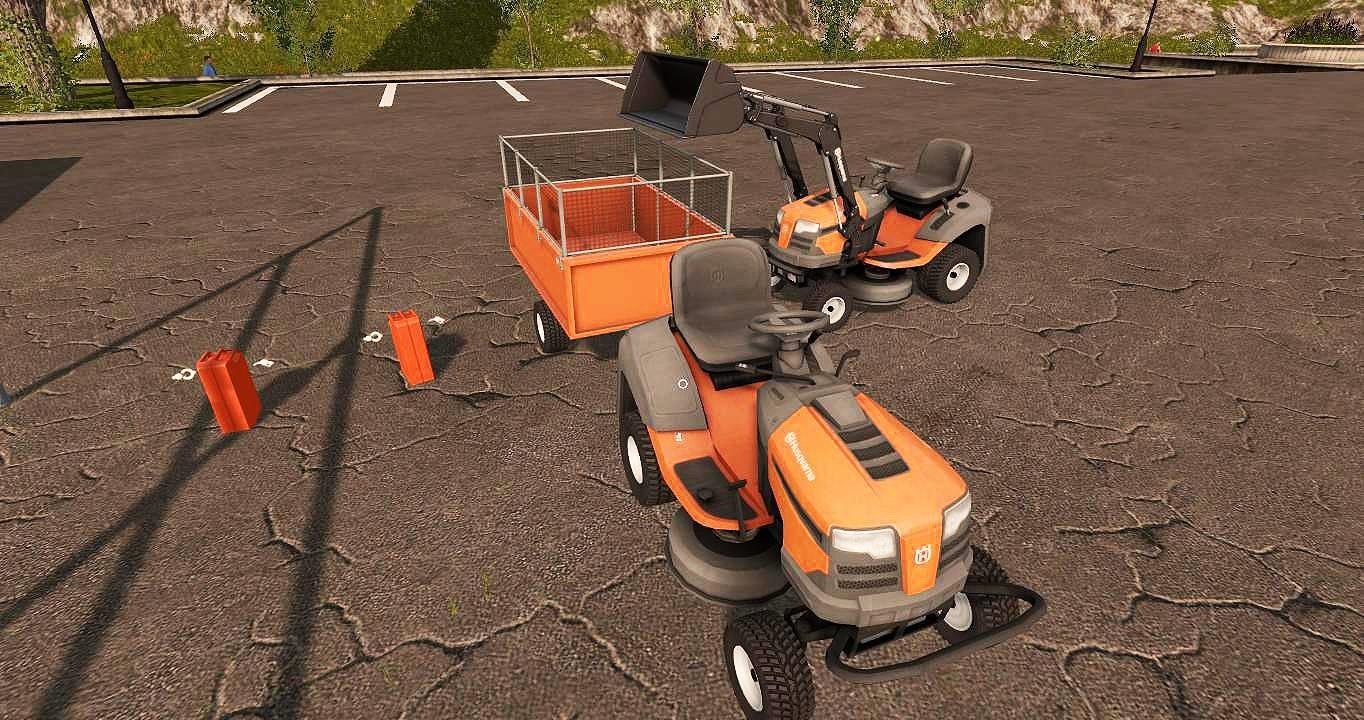 Husqvarna Rasentraktor Pack v1.0 FS17 Farming Simulator 17 mod / FS