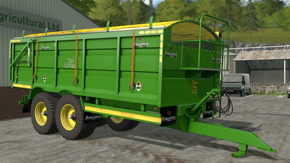 Broughan silage/grain trailers v1.1 FS17.