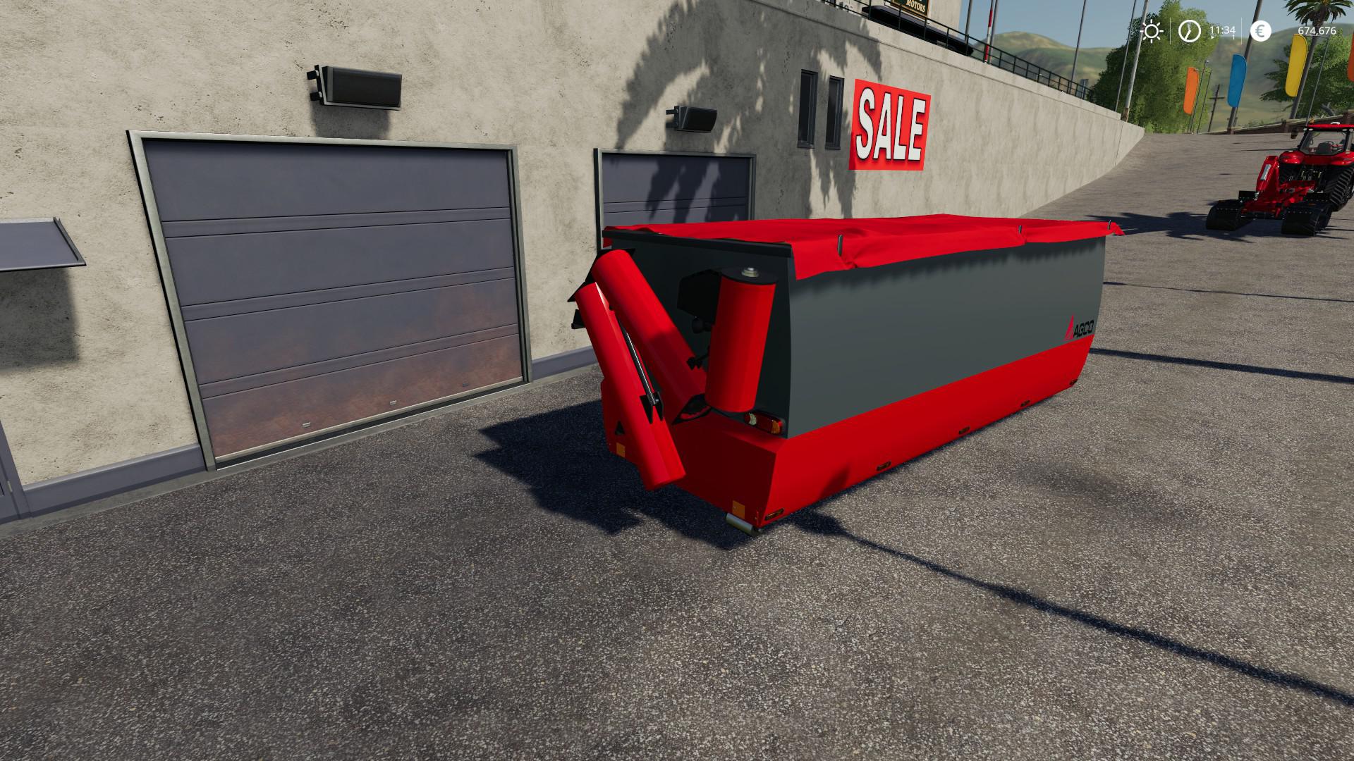 FS19 Peecon hooklift Auger Container v1.0.0.0.