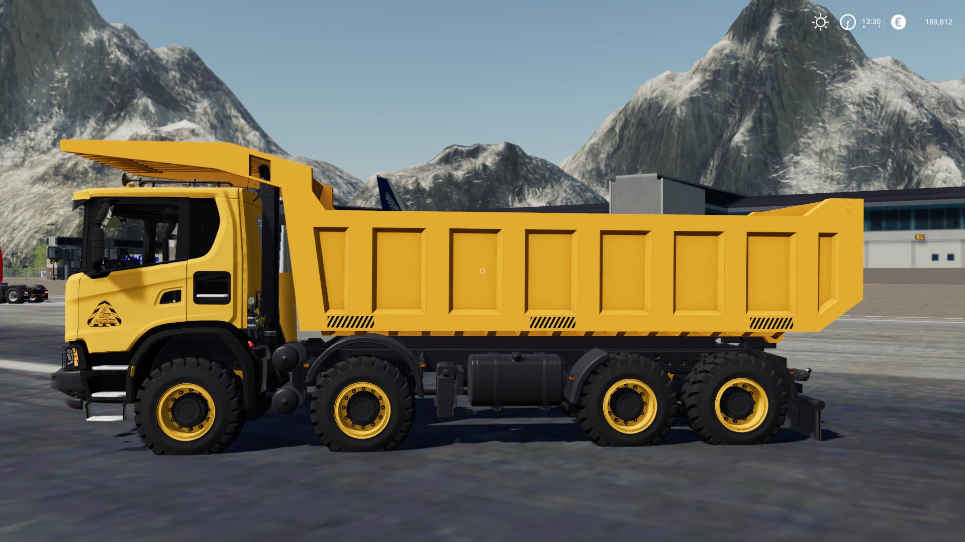 FS19 Scania XT 8 × 8 Mining Truck v1.0.0.0.