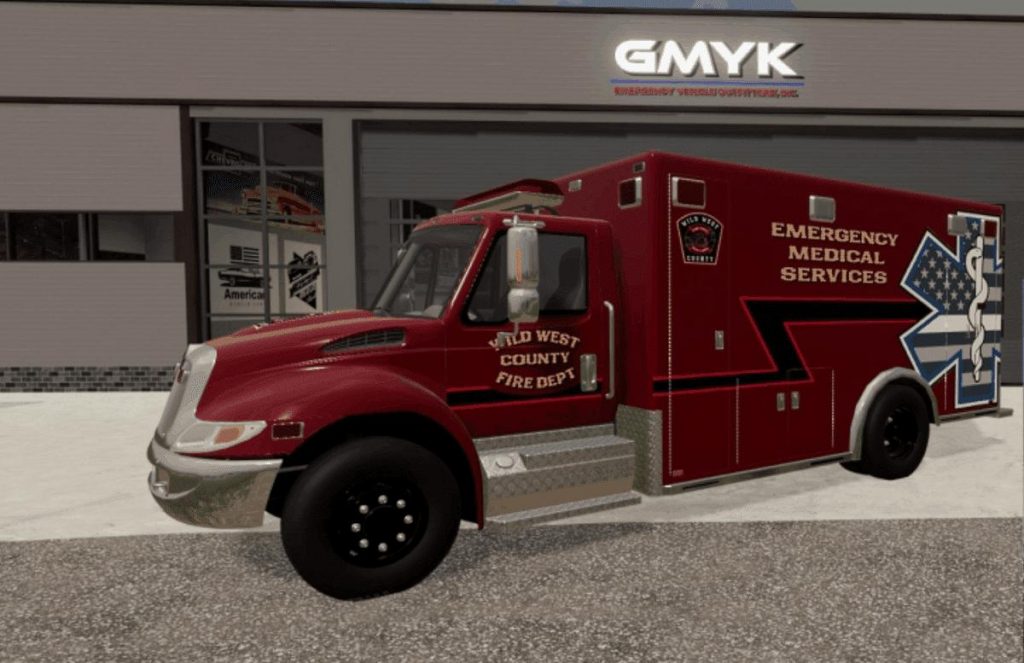 FS19 IH Durastar Ambulance V1 0 0 0 Farming Simulator 17 Mod FS 